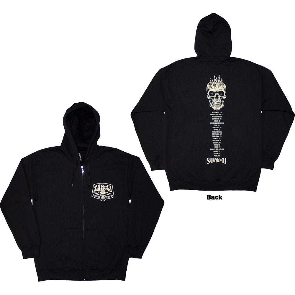 Sum 41 Tour '24 Pocket Logo & Skull Back Black