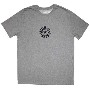 System Of A Down Mini Circle Logo Grey