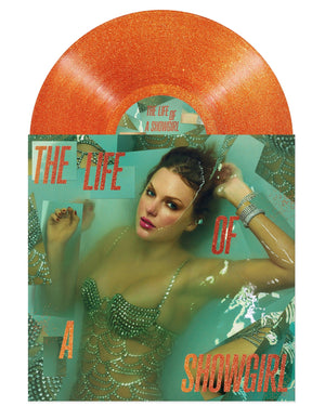 Taylor Swift The Life Of A Showgirl [Sweat And Vanilla Perfume Portofino Orange Glitter Vinyl]
