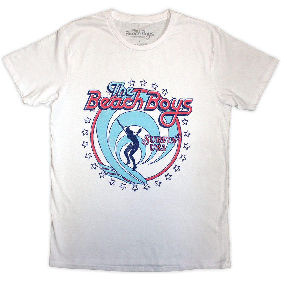 The Beach Boys Surfin' USA Circle White