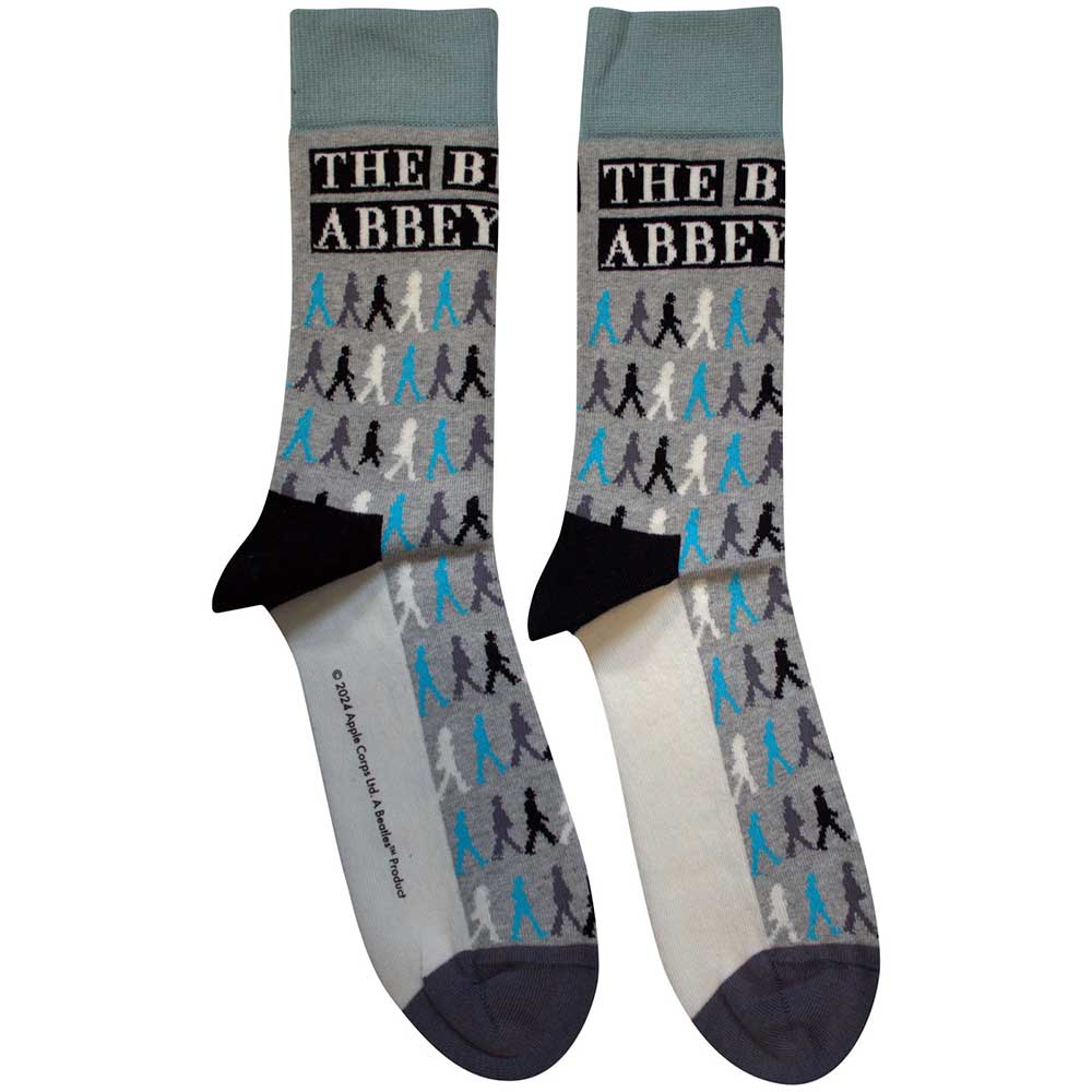 The Beatles Abbey Road Colours Crossing Repeat Grey
