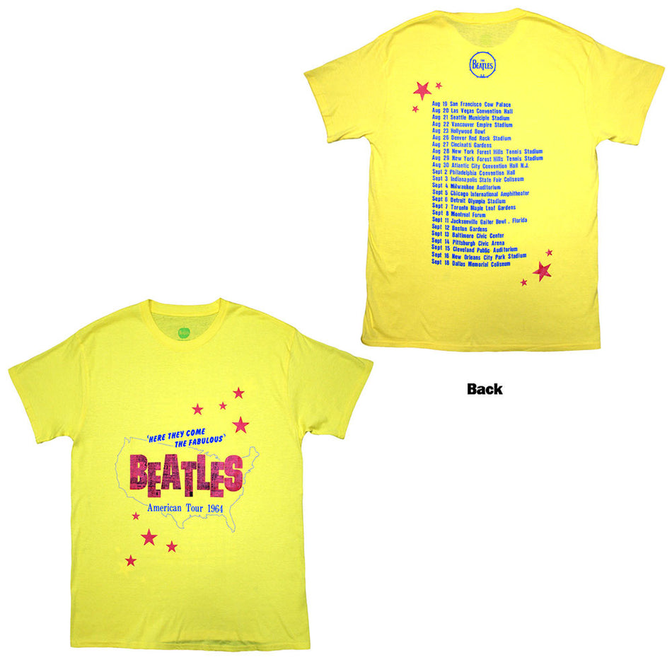 The Beatles American Tour '64 Yellow