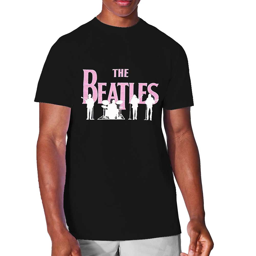 The Beatles Band Silhouettes Black