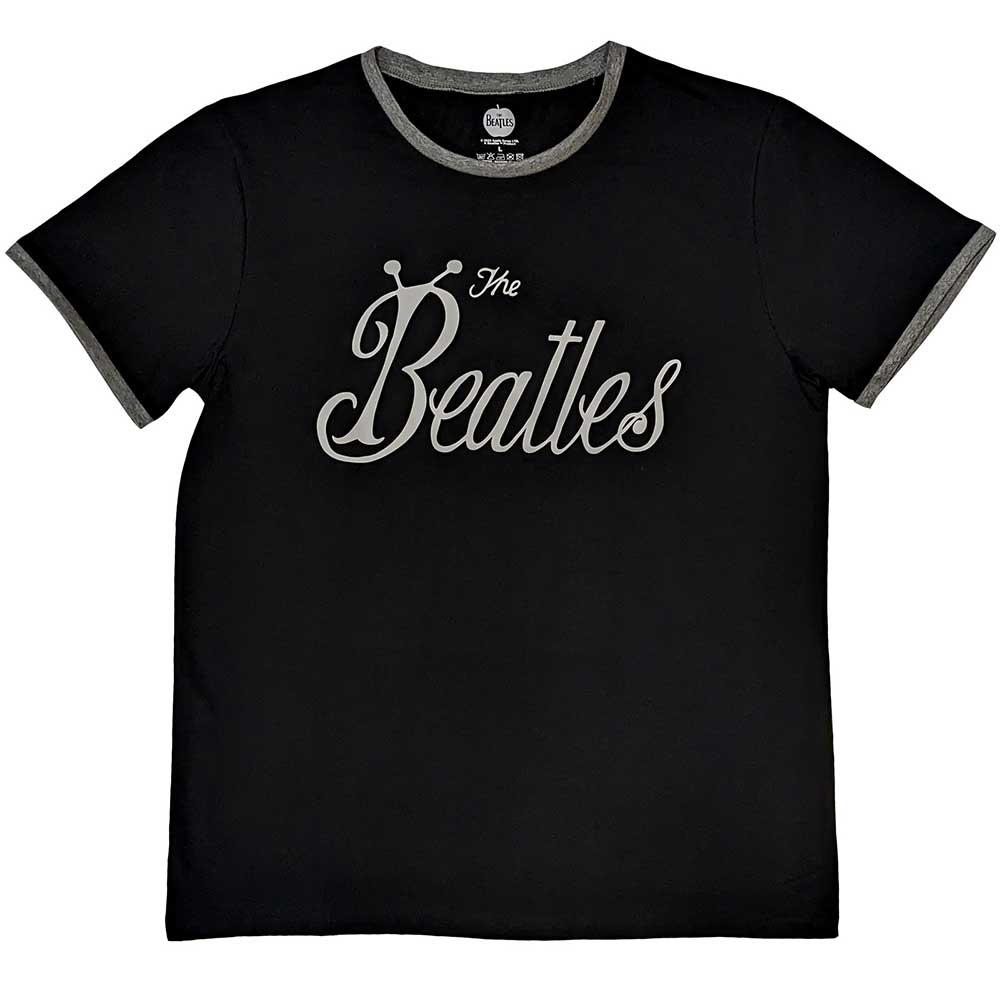 The Beatles Bug Logo Black