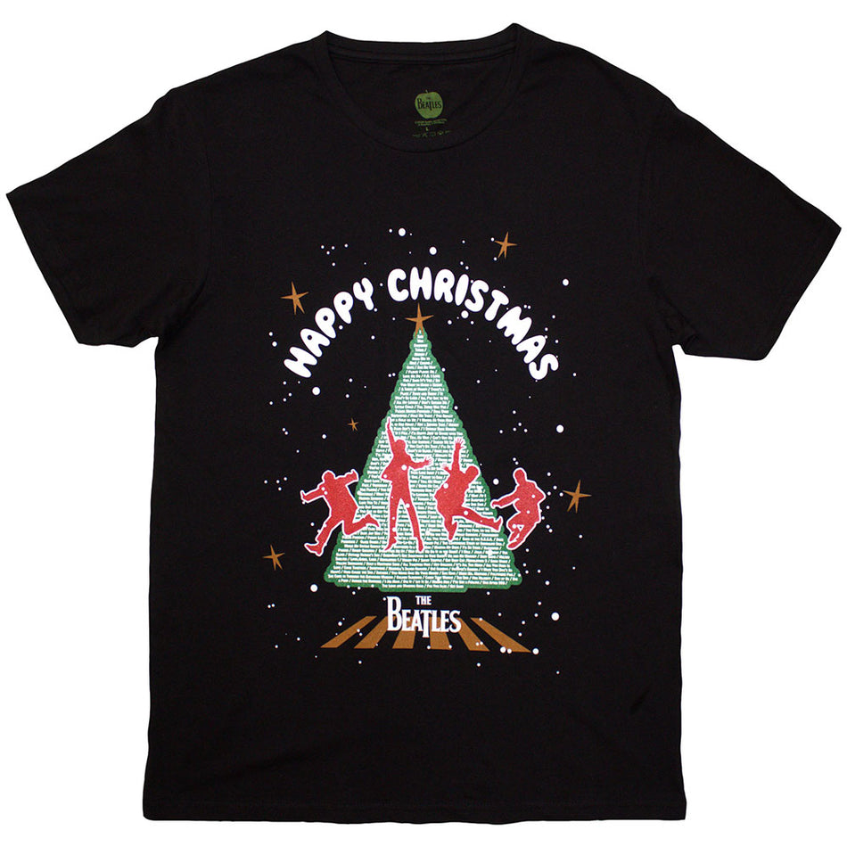 The Beatles Christmas Tree Black