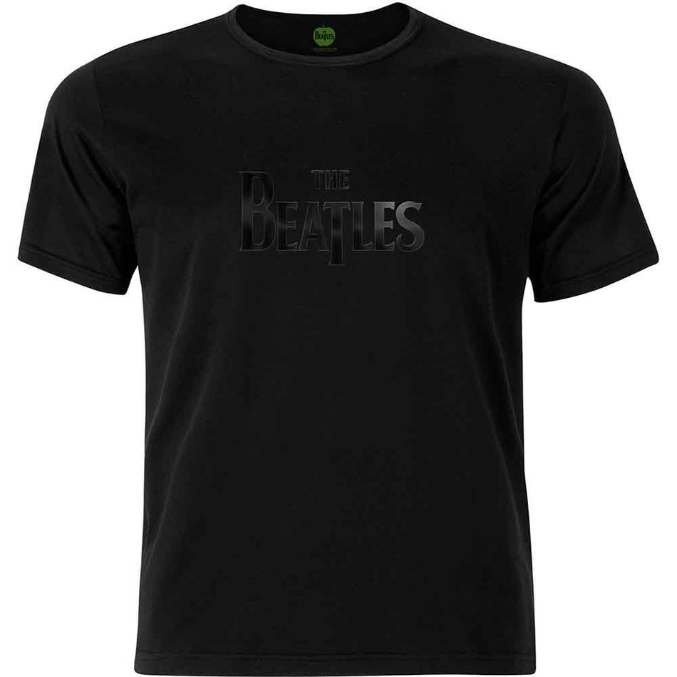 The Beatles Drop T Black-On-Black Black