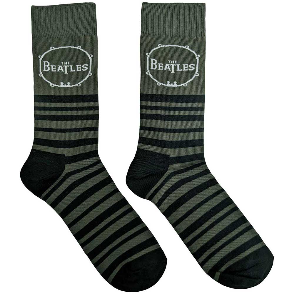 The Beatles Drum & Stripes Green