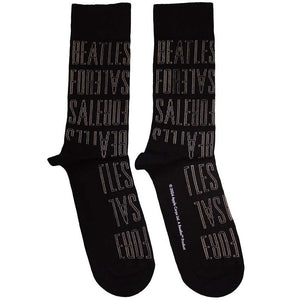 The Beatles For Sale Text Outlines Repeat Black