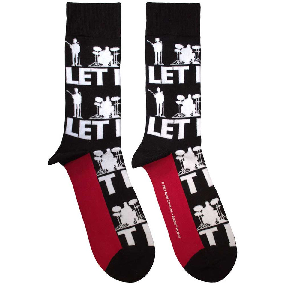 The Beatles Let It Be Silhouettes Repeat Black