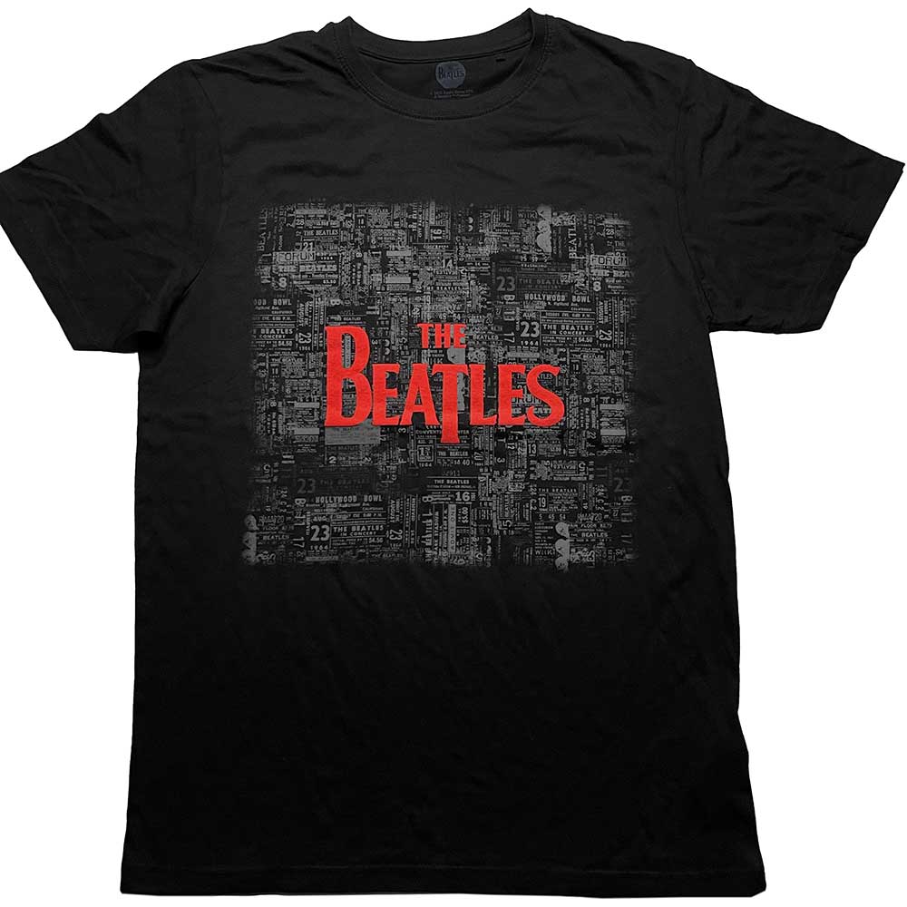 The Beatles Tickets & Logo Black