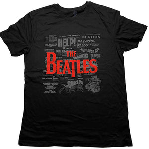 The Beatles Titles & Logos Black