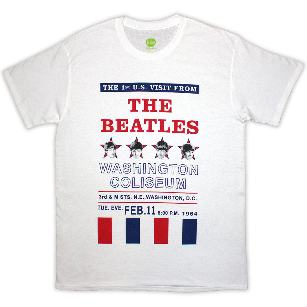 The Beatles Washington '64 Stars & Stripes White