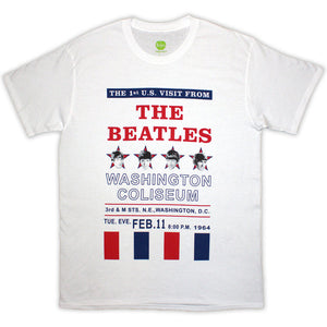 The Beatles Washington '64 Stars & Stripes White