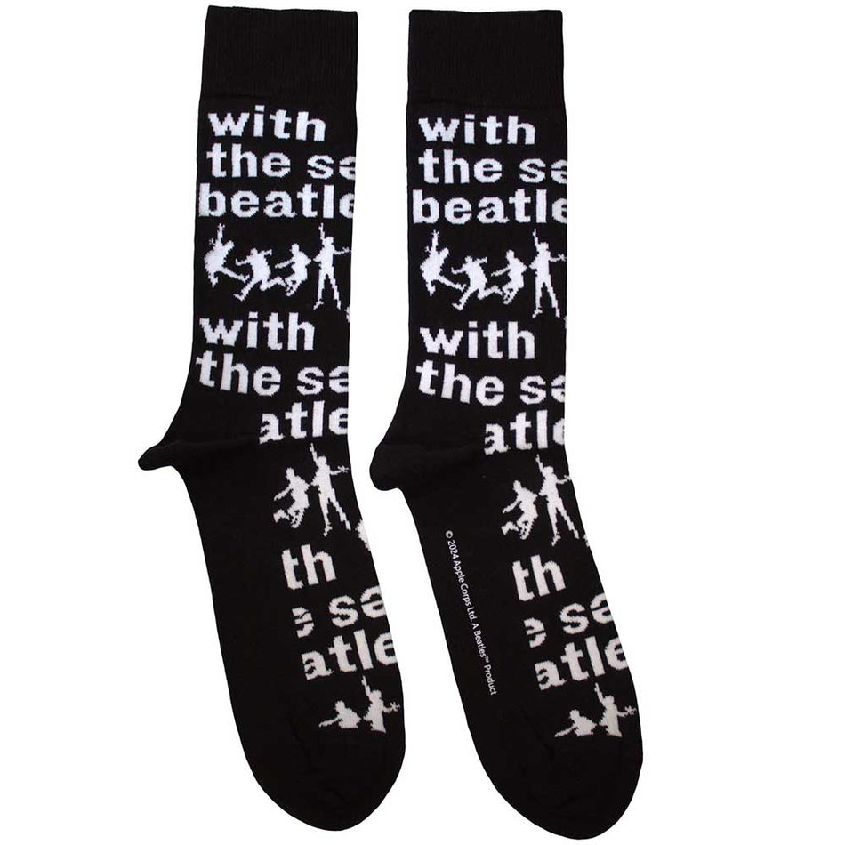 The Beatles With The Beatles Silhouettes Repeat Black