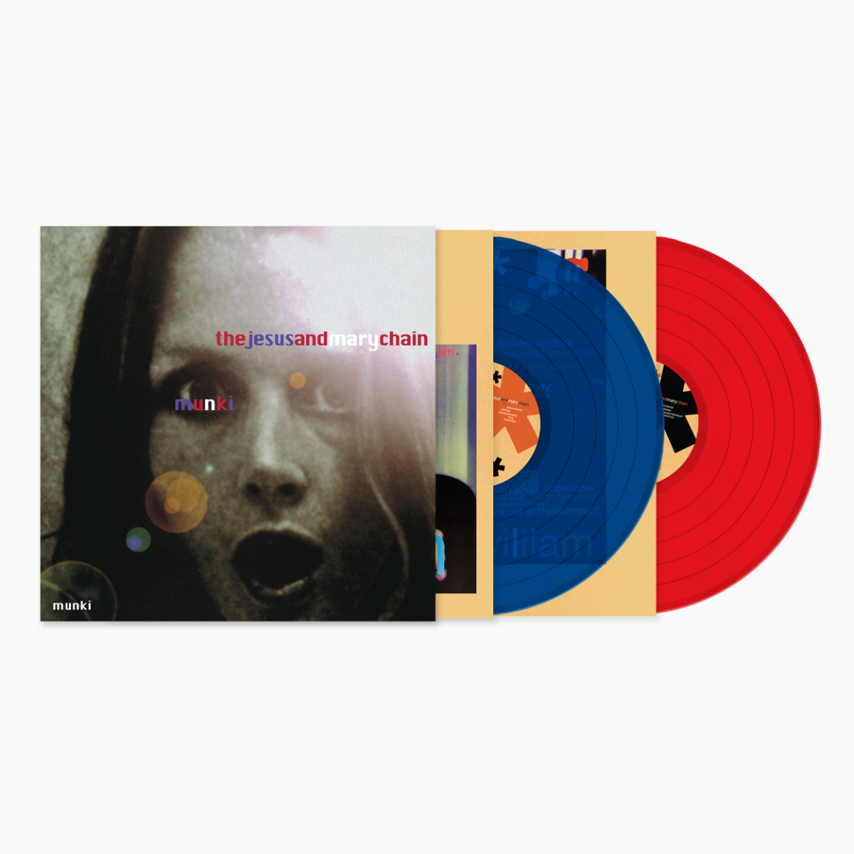 The Jesus and Mary Chain Munki (Indie Exclusive, 180 Gram Vinyl, Blue & Red Colored Vinyl) (2 Lp's)