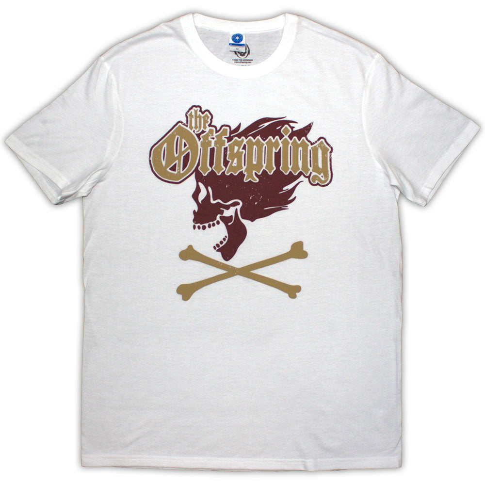 The Offspring Screaming Skull White