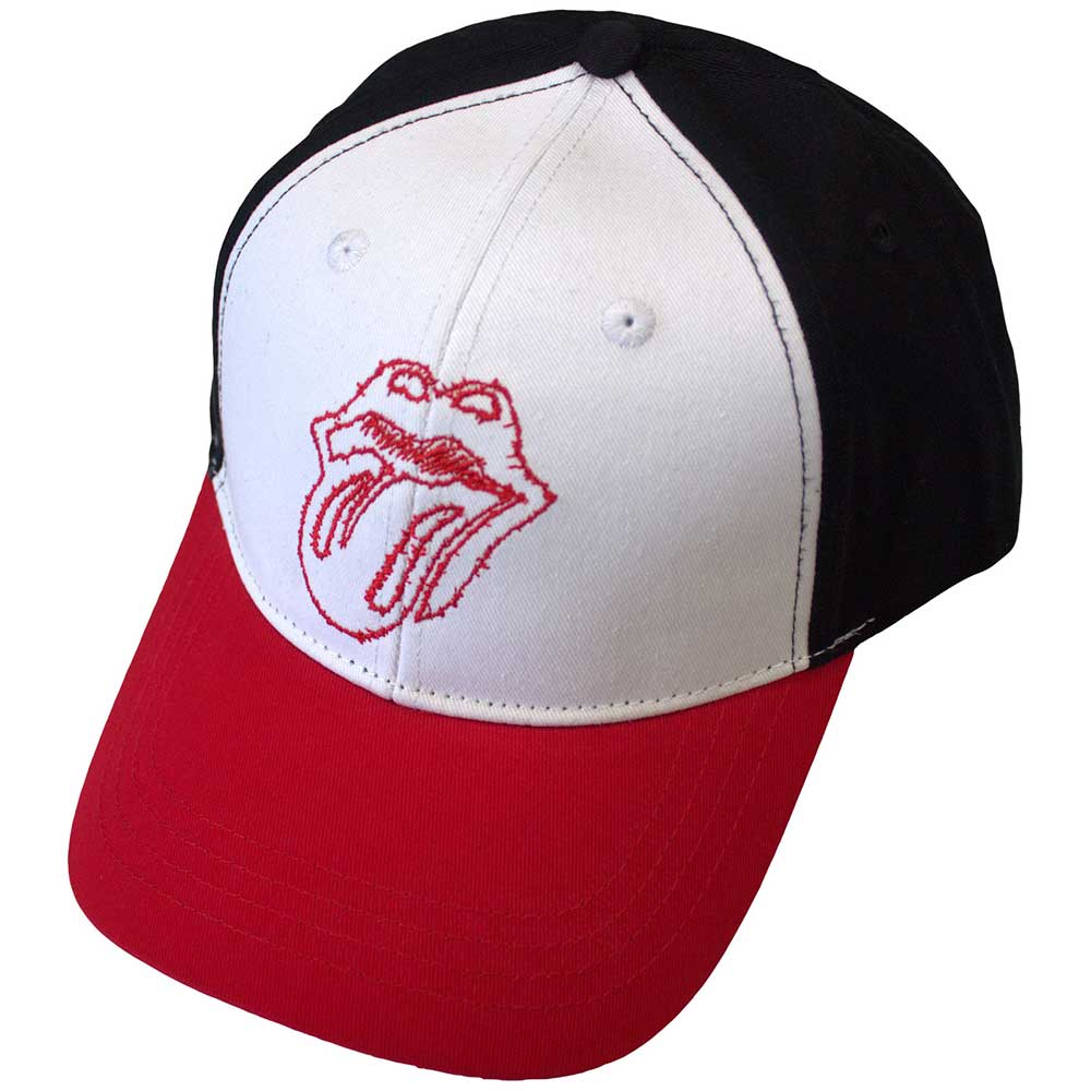 The Rolling Stones Classic Tongue Outline Red,White,Black