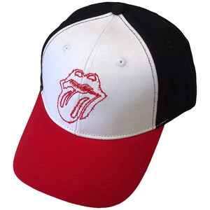 The Rolling Stones Classic Tongue Outline Red,White,Black