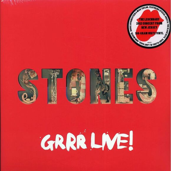 The Rolling Stones GRRR Live! (Limited Edition, 180 Gram White Colored Vinyl) (3 Lp's)