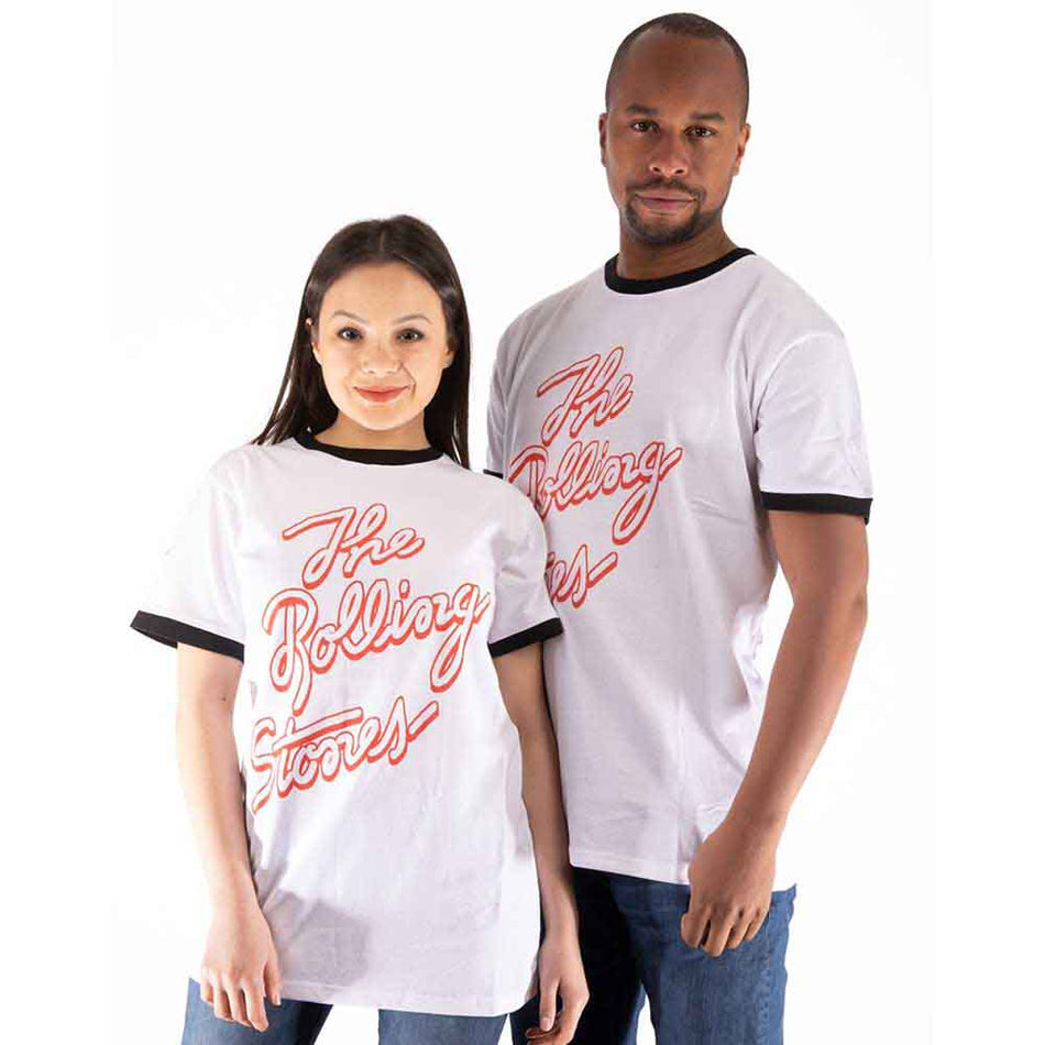 The Rolling Stones Signature Logo White