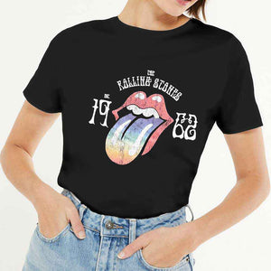 The Rolling Stones Sixty Rainbow Tongue '62 Black
