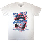 The Sex Pistols God Save The Queen Overlay White
