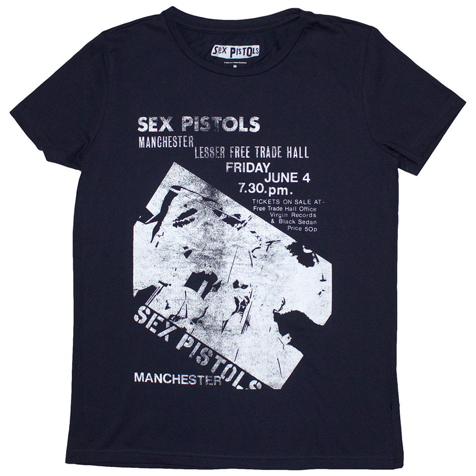 The Sex Pistols Manchester Flyer Blue