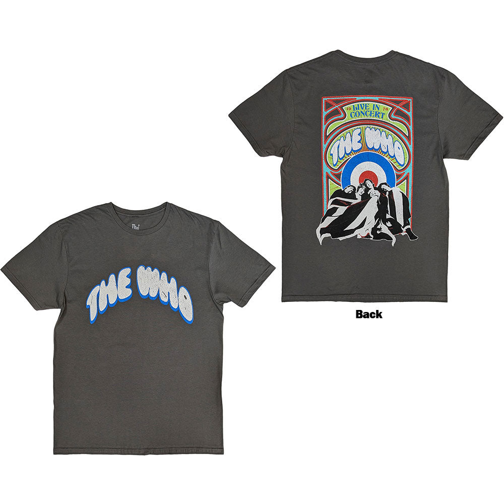 The Who Flag Cartoon Grey