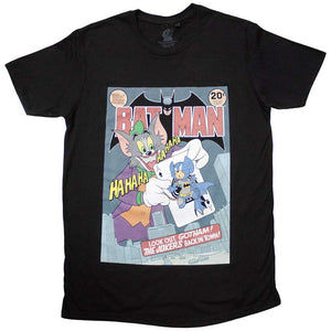 Tom & Jerry Batman Comic Black