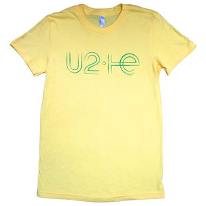 U2 Brazil Logo Babydoll Yellow