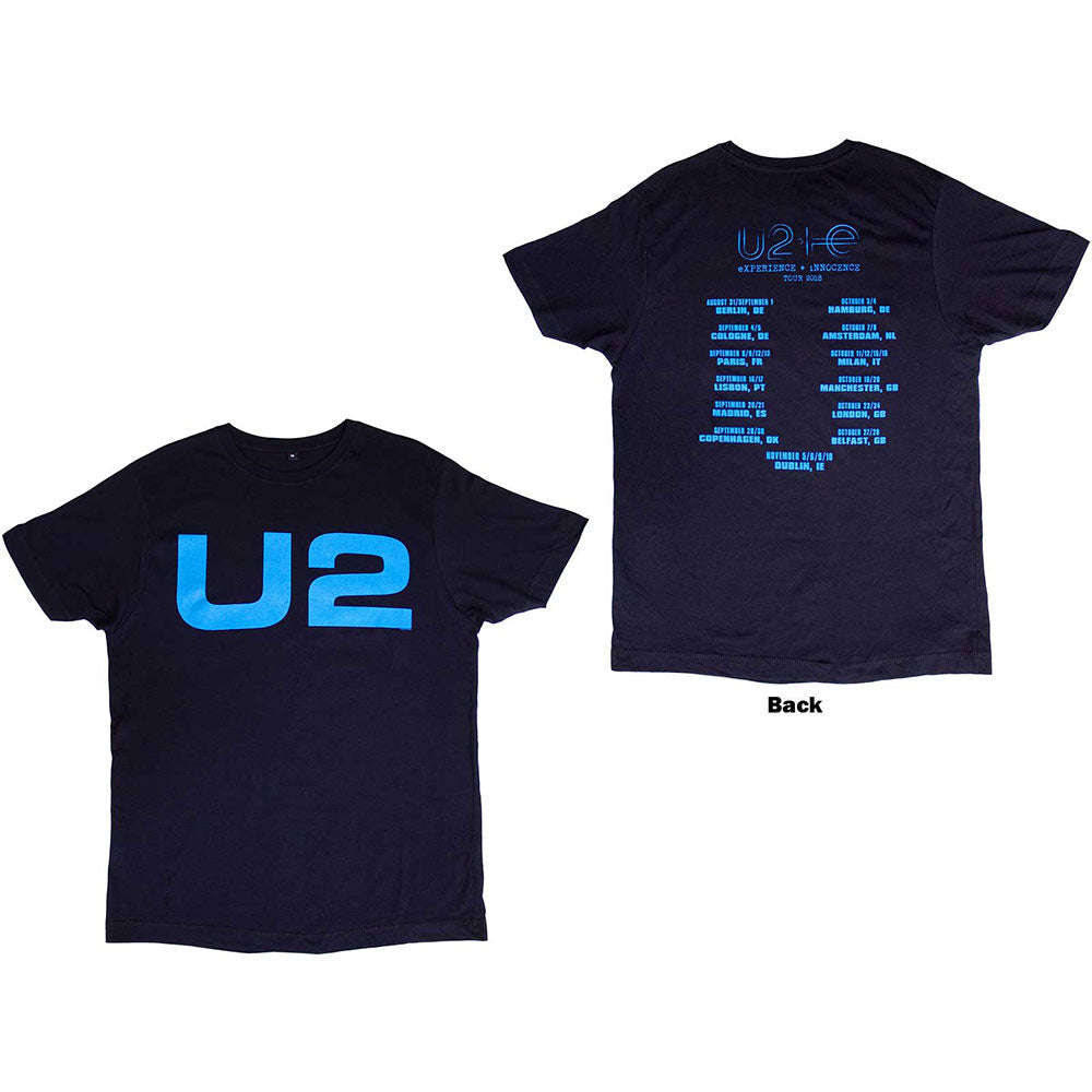 U2 Logo E+I 2018 Tour Dates Blue