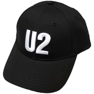 U2 White Logo Black