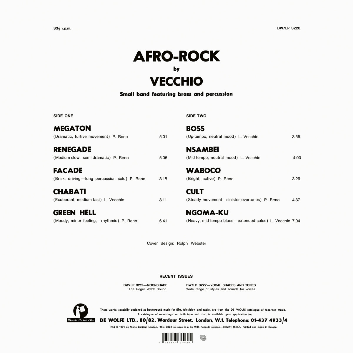 VECCHIO Afro-Rock