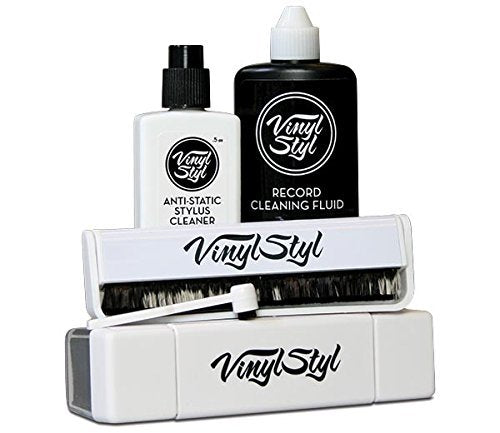 Vinyl Styl Vinyl Styl® Ultimate Vinyl Record Care Kit - Record & Stylus Brushes And Fluid