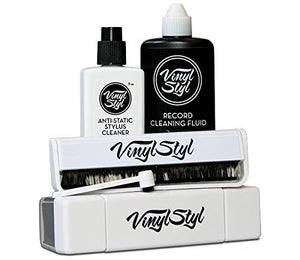 Vinyl Styl Vinyl Styl® Ultimate Vinyl Record Care Kit - Record & Stylus Brushes And Fluid