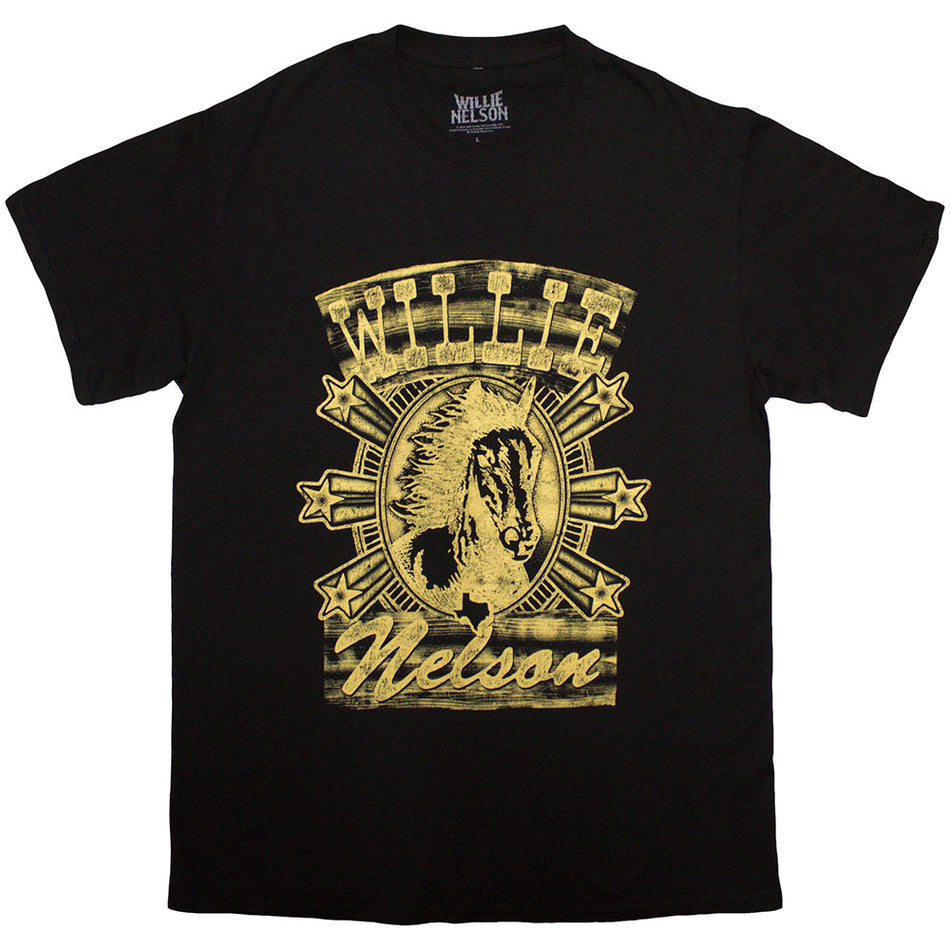 Willie Nelson Horse Black