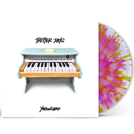 Yellowcard Better Days [Explicit Content] (Indie Exclusive, Pink & Yellow Splatter Colored Vinyl, Poster)