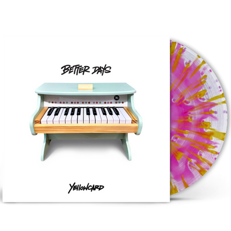 Yellowcard Better Days [Explicit Content] (Indie Exclusive, Pink & Yellow Splatter Colored Vinyl, Poster)